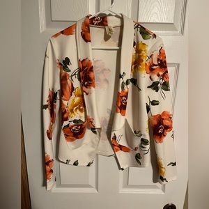 Women’s Floral Blazer- Size Medium